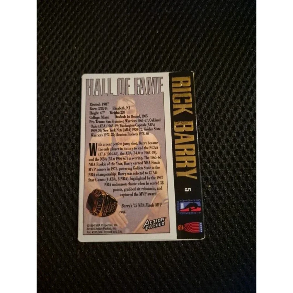 Rick Barry #5 Basketball Card (1994)